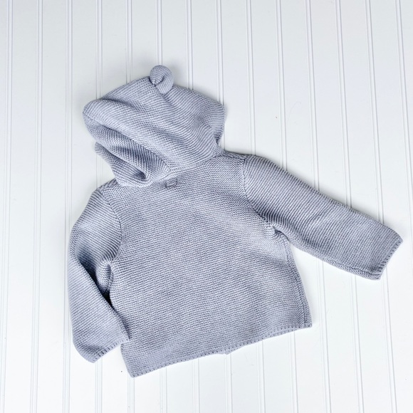 BabyGap grey toddler bear hooded sweater - Picture 5 of 5